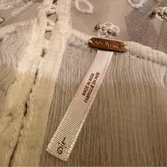 Vintage Free People Beaded Off-Shoulder Dress in Excellent Condition! Stunning! - Picture 15 of 16